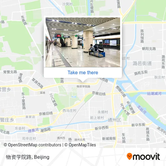 物资学院路 map