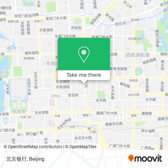 北京银行 map