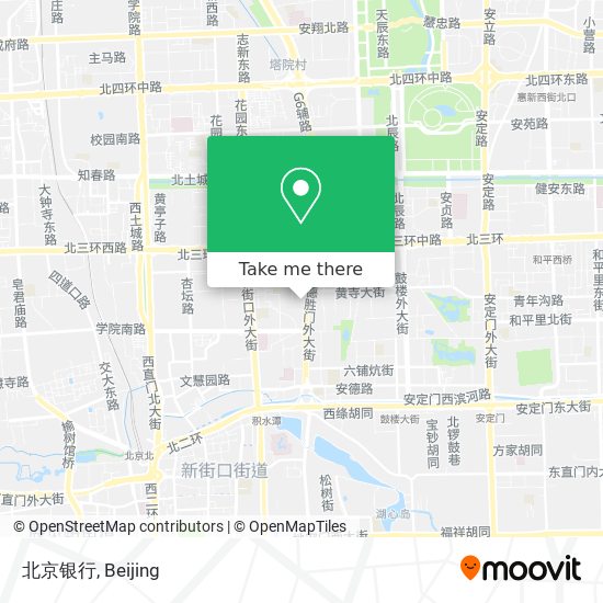 北京银行 map