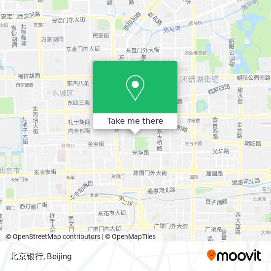 北京银行 map