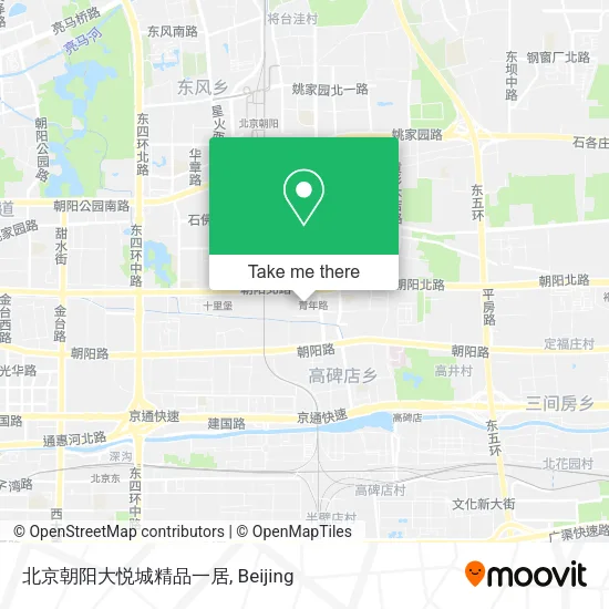 北京朝阳大悦城精品一居 map