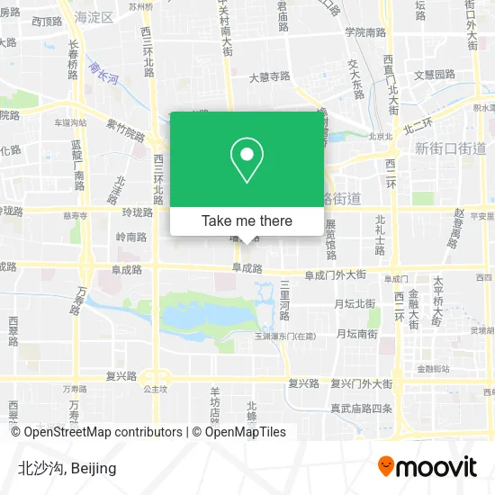 北沙沟 map