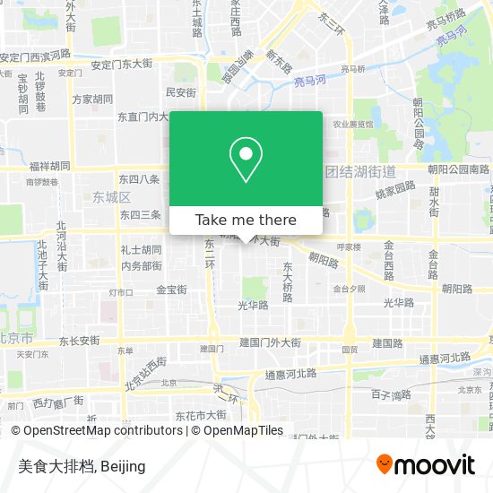 美食大排档 map