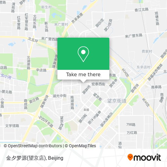 金夕梦源(望京店) map