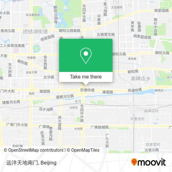 远洋天地南门 map