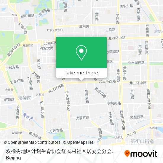 双榆树地区计划生育协会红民村社区居委会分会 map