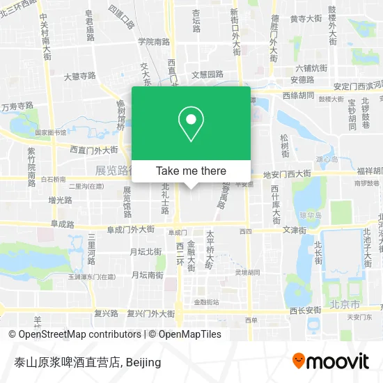 泰山原浆啤酒直营店 map