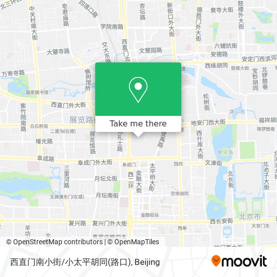西直门南小街/小太平胡同(路口) map