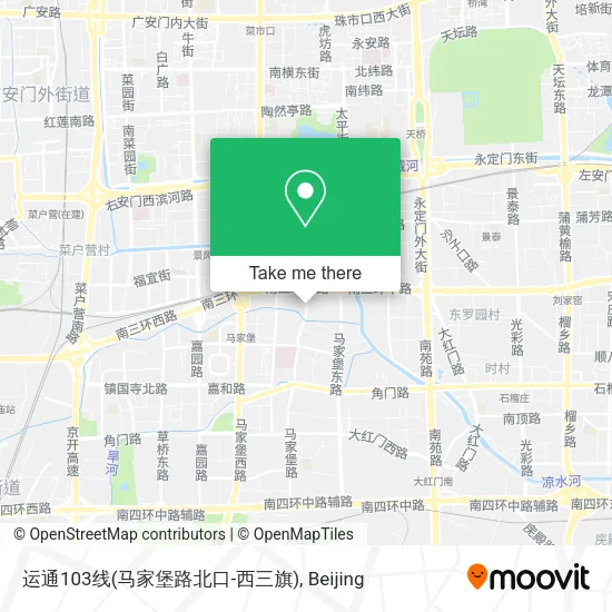 运通103线(马家堡路北口-西三旗) map