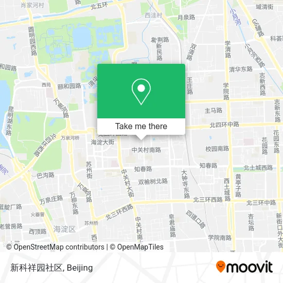 新科祥园社区 map