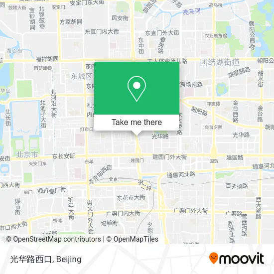 光华路西口 map
