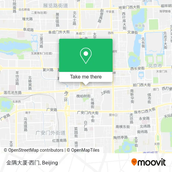 金隅大厦-西门 map