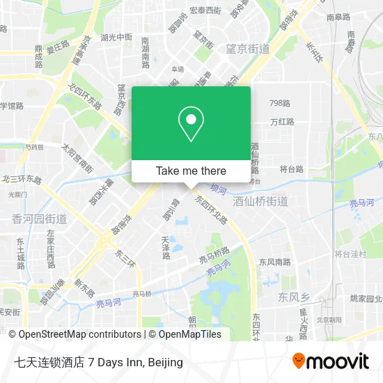 七天连锁酒店 7 Days Inn map