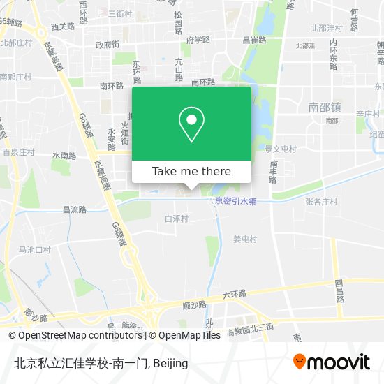 北京私立汇佳学校-南一门 map