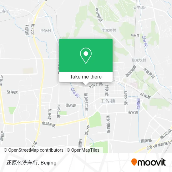 还原色洗车行 map
