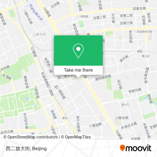 西二旗大街 map