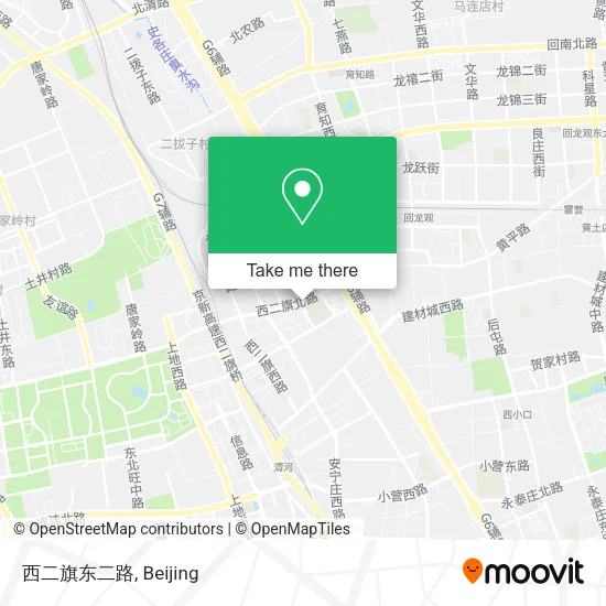 西二旗东二路 map