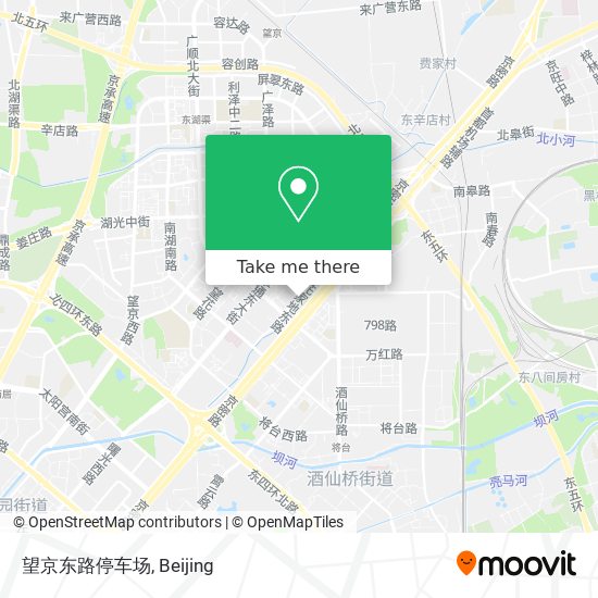 望京东路停车场 map