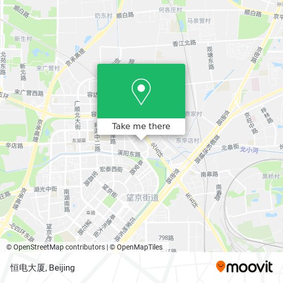 恒电大厦 map