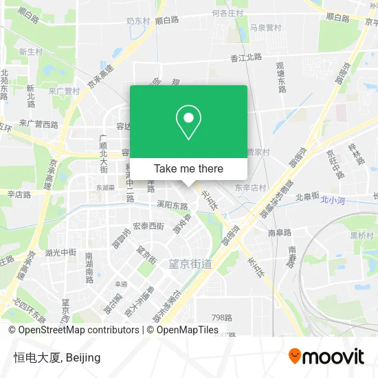 恒电大厦 map