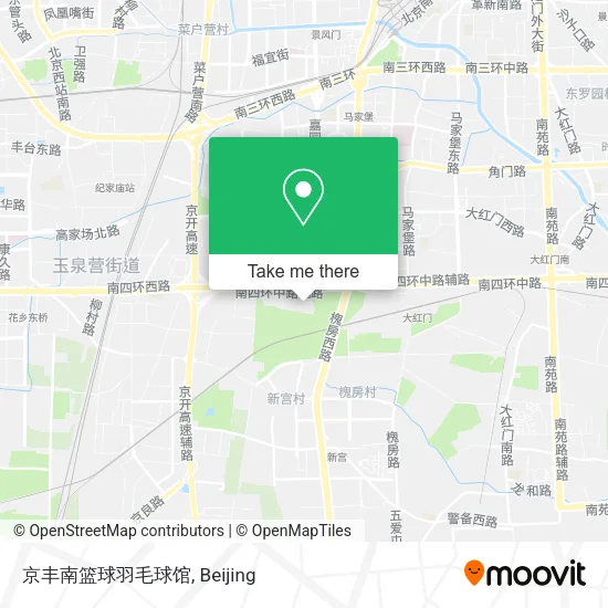 京丰南篮球羽毛球馆 map