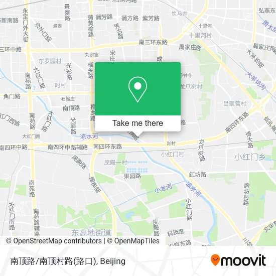 南顶路/南顶村路(路口) map