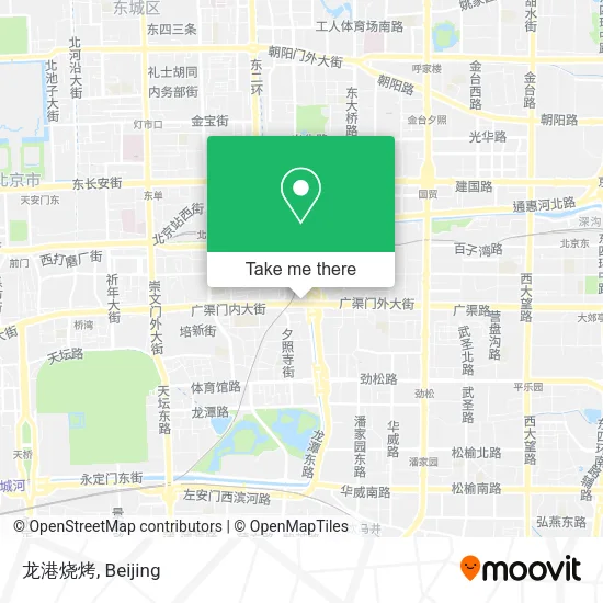 龙港烧烤 map