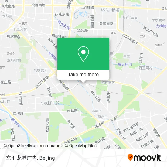 京汇龙港广告 map