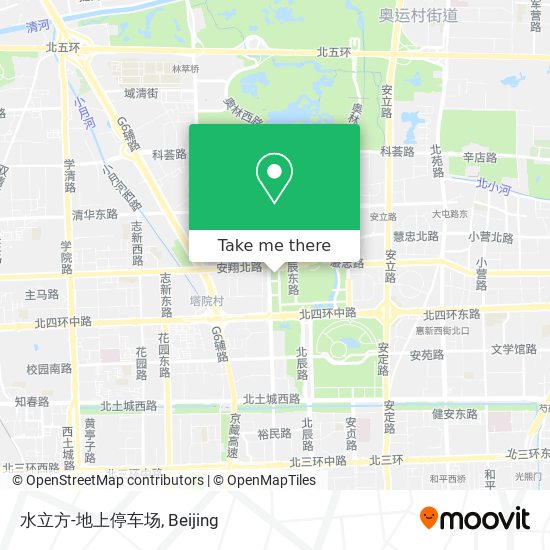 水立方-地上停车场 map