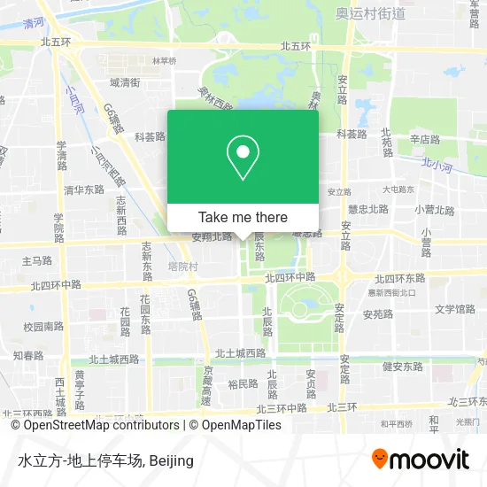 水立方-地上停车场 map