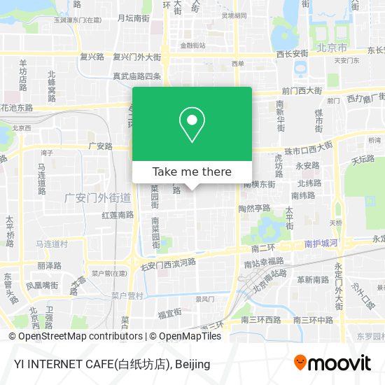YI INTERNET CAFE(白纸坊店) map