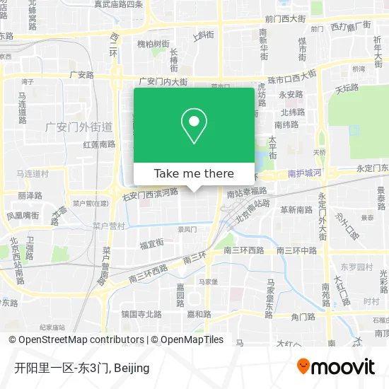 开阳里一区-东3门 map