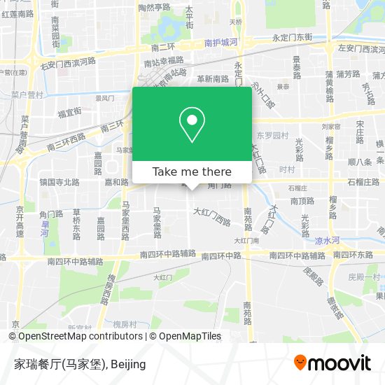 家瑞餐厅(马家堡) map