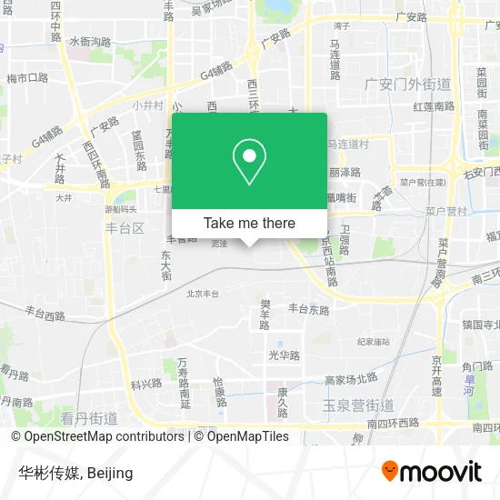华彬传媒 map