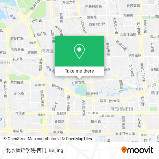 北京舞蹈学院-西门 map