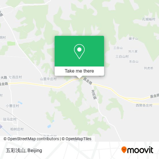 五彩浅山 map