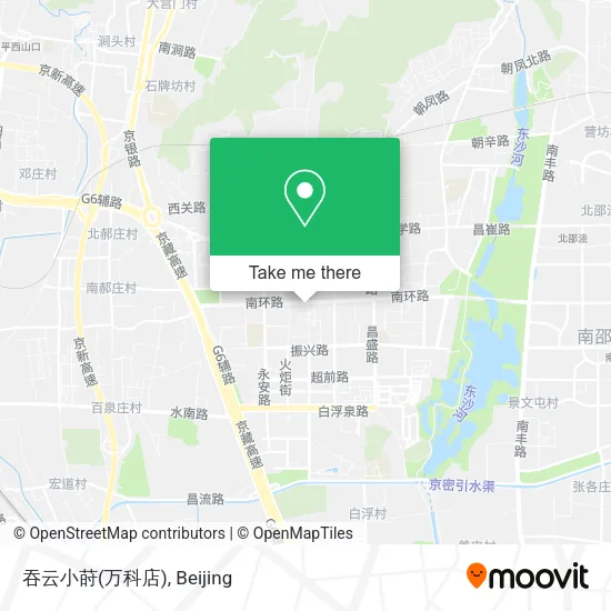 吞云小莳(万科店) map