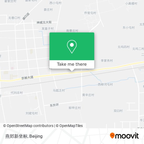 燕郊新坐标 map