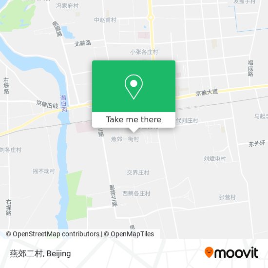 燕郊二村 map