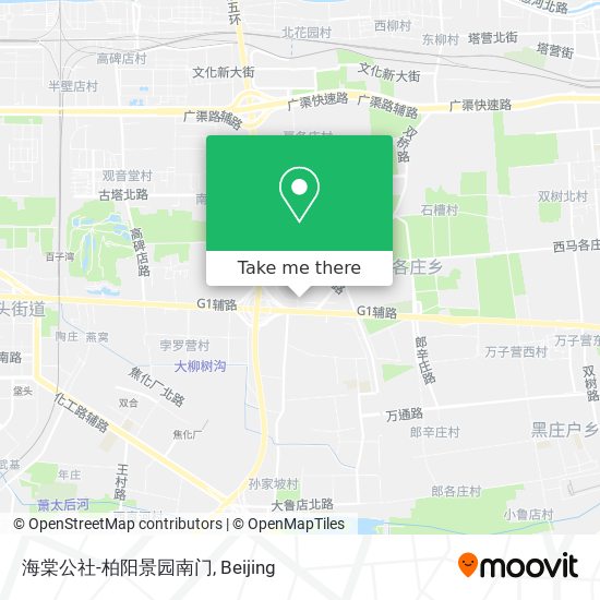 海棠公社-柏阳景园南门 map