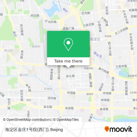 海淀区金庄1号院(西门) map