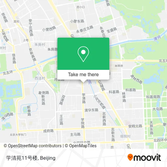 学清苑11号楼 map