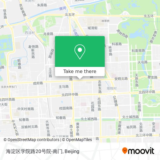 海淀区学院路20号院-南门 map