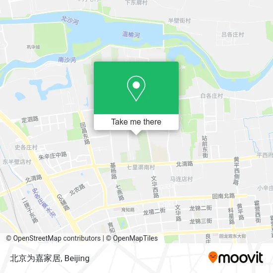 北京为嘉家居 map