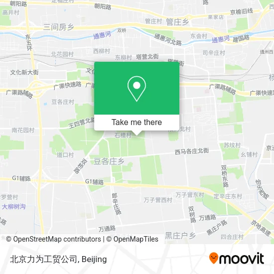 北京力为工贸公司 map