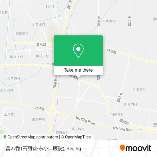 昌27路(高丽营-东小口医院) map