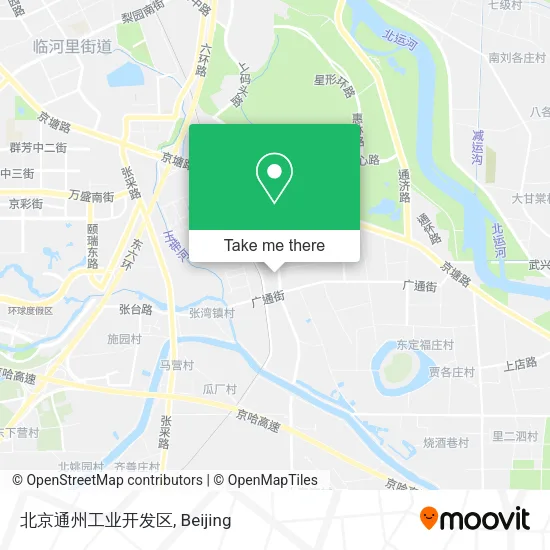 北京通州工业开发区 map