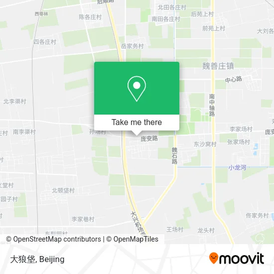 大狼垡 map