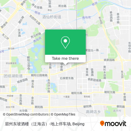 眉州东坡酒楼（泛海店）-地上停车场 map
