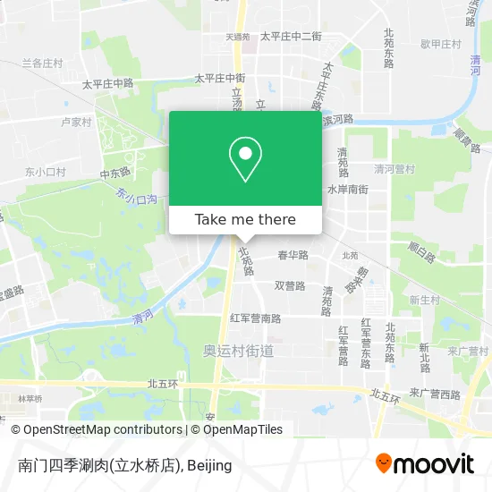 南门四季涮肉(立水桥店) map